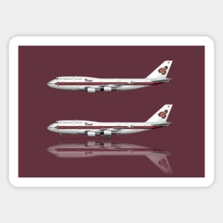 Copy of Thai Airways 747-4D7  Classic Livery Sticker